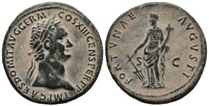 DOMICIANO. As. (Ae. 10,37g/28mm). 87 d.C. ... 