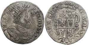 FELIPE III (1598-1621). Ducatón. (Ar. ... 