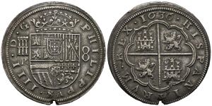 FELIPE IV (1621-1665). 8 Reales. (Ar. ... 