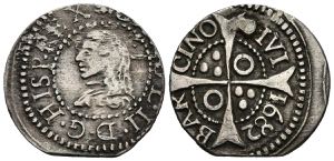 CARLOS II (1665-1700). Croat. (Ar. ... 