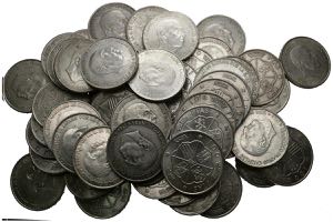 Large collection made up of 85 silver 100 ... 