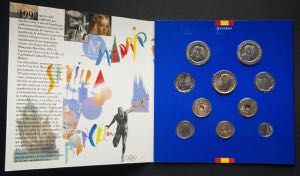 CONTEMPORARY. Set consisting of 10 coins of ... 
