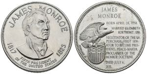 UNITED STATES OF AMERICA. James Monroe, 5th ... 