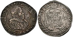 ALEMANIA, Rudolf II (1576-1612). 1 Thaler ... 