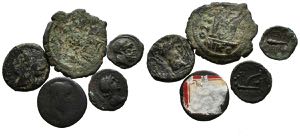 ANCIENT GREECE. Lot consisting of 5 Greek ... 