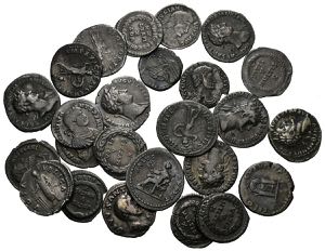 ROMAN EMPIRE. Lot consisting of 25 silver ... 