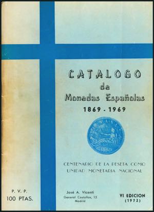 CATALOG OF SPANISH COINS 1869-1969. Edition: ... 