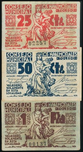 NAVALMORALES (TOLEDO). 25 Céntimos, 50 ... 