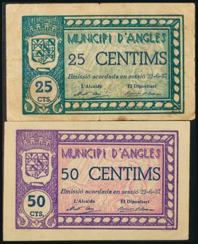 ANGLES (GERONA). 25 Cents and 50 Cents. June ... 