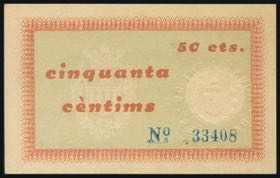 BANYOLES (GERONA). 50 cents. 1937. ... 