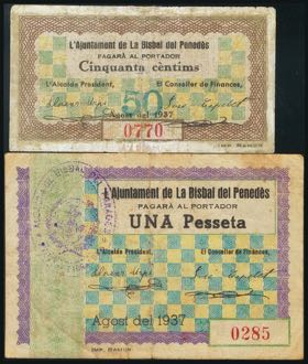 BISBAL DEL PENEDES (TARRAGONA). 50 Céntimos ... 