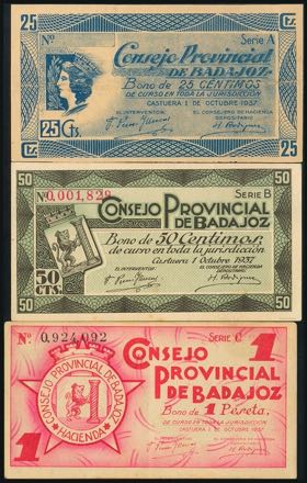 BADAJOZ. 25 Cents, 50 Cents and 1 ... 
