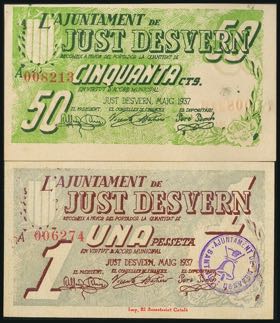 JUST DESVERN (BARCELONA). 50 Cents and 1 ... 