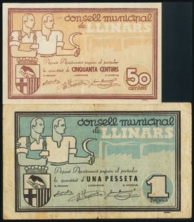 LLINARS DEL VALLES (BARCELONA). 50 Céntimos ... 