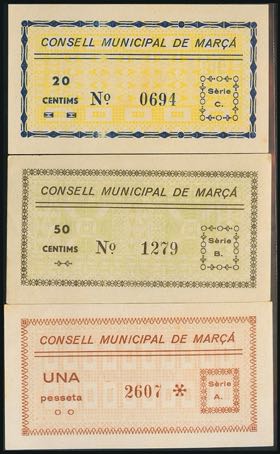 MARÇA (TARRAGONA). 25 Céntimos, ... 