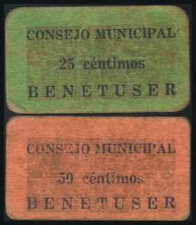BENETUSER (VALENCIA). 25 Céntimos ... 