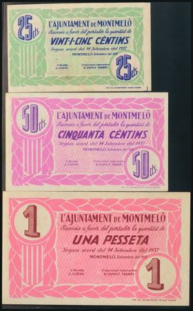 MONTMELO (BARCELONA). 25 Céntimos, 50 ... 