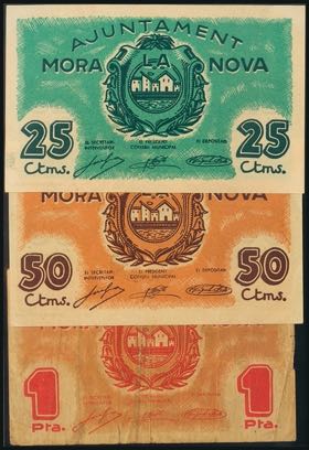 MORA LA NOVA (TARRAGONA). 25 Céntimos, 50 ... 