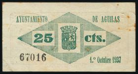 AGUILAS (MURCIA). 25 cents. ... 