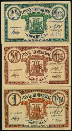 CHINCHILLA (ALBACETE). 25 Céntimos, 50 ... 