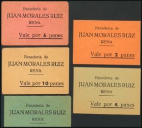 Set of 5 vouchers from Juan Morales ... 