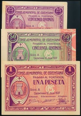COCENTAINA (ALICANTE). 25 Céntimos, 50 ... 