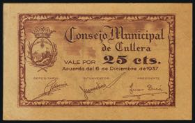 CULLERA (VALENCIA). 25 cents. December 6, ... 