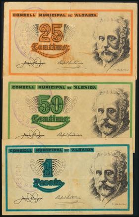 ALBAIDA (VALENCIA). 25 Céntimos, 50 ... 