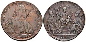 CARLOS III. Medalla de proclamación. 1759. ... 