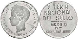 V FERIA NACIONAL DEL SELLO. 1972. Madrid. ... 