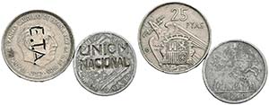 RESELLOS POLITICOS. 10 Céntimos. 1940. ... 