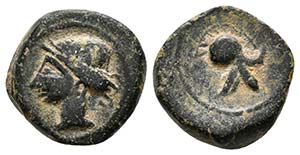 CARTAGONOVA. 1/4 Calco. 225-215 a.C. ... 