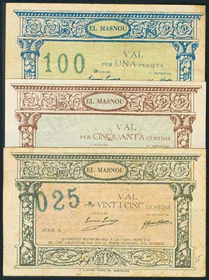 EL MASNOU (BARCELONA). 25 Céntimos, 50 ... 