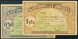 LA JONQUERA (GERONA). 50 Céntimos y 1 ... 