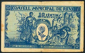 REUS (TARRAGONA). 50 Céntimos. 14 ... 