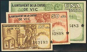 VIC (BARCELONA). 25 Céntimos, 50 ... 