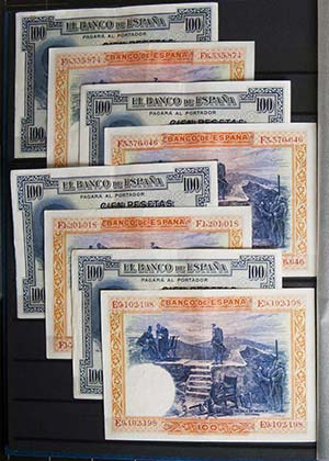 Curioso conjunto de billetes del Banco de ... 
