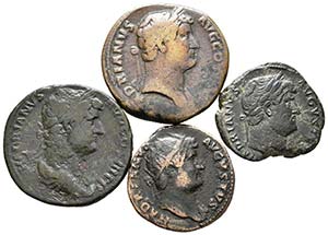 IMPERIO ROMANO. Lote compuesto por 4 bronces ... 
