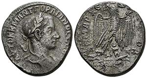 GORDIANO III. Tetradracma. 238-244 d.C. ... 