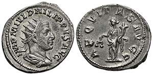 FILIPO I. Antoniniano. 244-247 d.C. Roma. A/ ... 