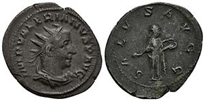 VALERIANO I. Antoniniano. 257-259 d.C. ... 
