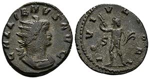 GALIENO. Antoniniano. 260-268 d.C. Roma. A/  ... 