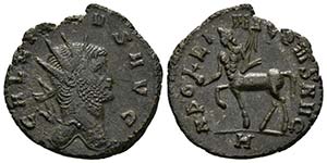 GALIENO. Antoniniano. 267-268 d.C. Roma. A/ ... 