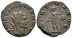 CLAUDIO II. Antoniniano. 268-270 d.C. Roma. ... 