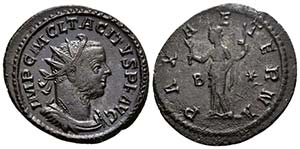 TACITO. Antoniniano. 276 d.C. Lugdunum. A/ ... 