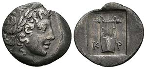 KRAGOS. Lycia. Dracma. 150-100 a.C. A/ ... 