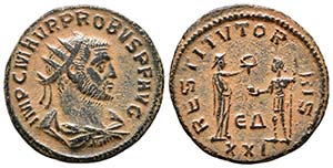 PROBO. Antoniniano. 276-282 d.C. Antioquía. ... 