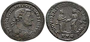 DIOCLECIANO. Follis. 284-305 d.C. Treveri. ... 