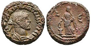 DIOCLECIANO. Tetradracma Potin. 288-289 d.C. ... 