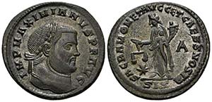 MAXIMIANO HERCULEO. Follis. 286-305 d.C. ... 